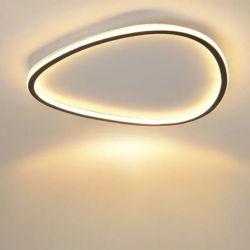 Modern LED ceiling light - Elegant oval shape for versatile indoor lighting