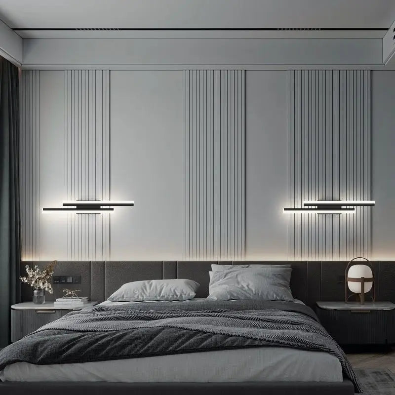 Modern LED wall lamp – Stylish wall lamp for living room, staircase, bedroom, and hallway lighting