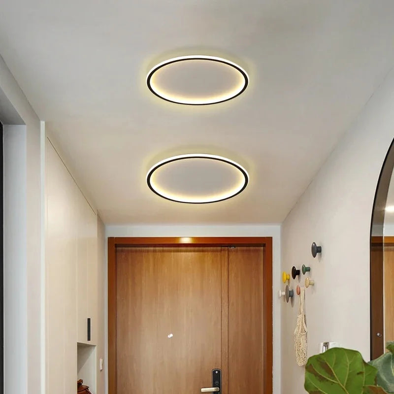 Modern LED ceiling light – Dimmable indoor lamp for bedroom, bathroom, kitchen and hallway
