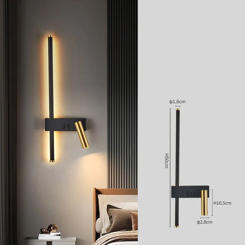 Modern LED Wall Lamp - Nordic Style for Creative Home Decoration