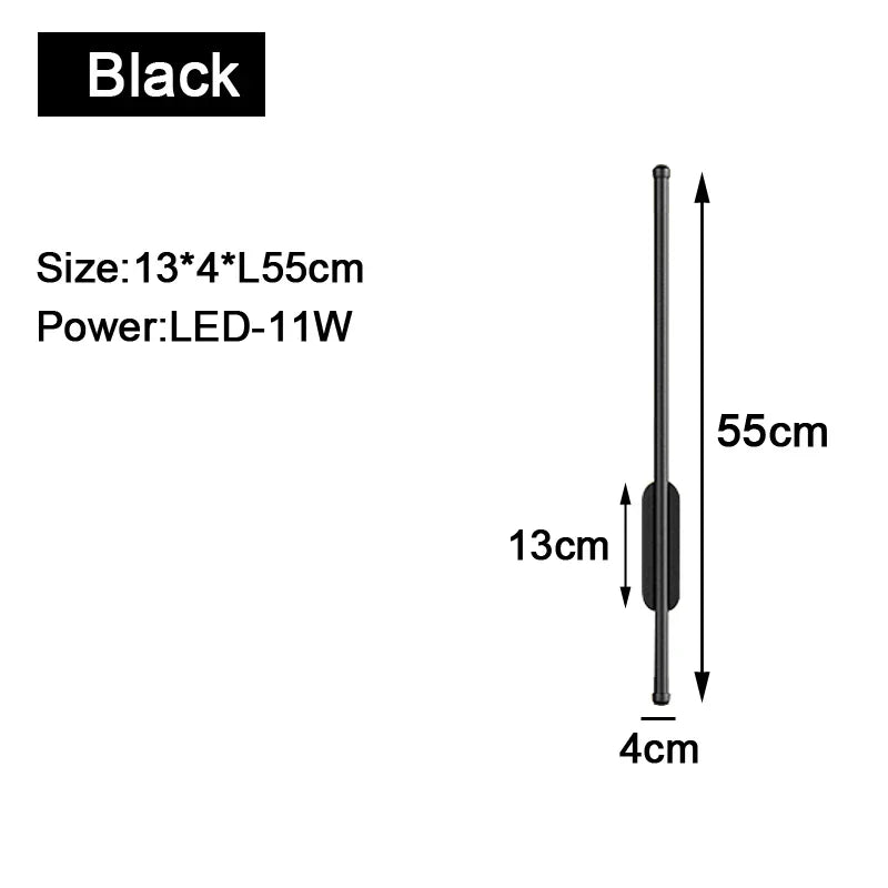 Gold Black Indoor LED Wall Lamps: Stylish lighting for your space