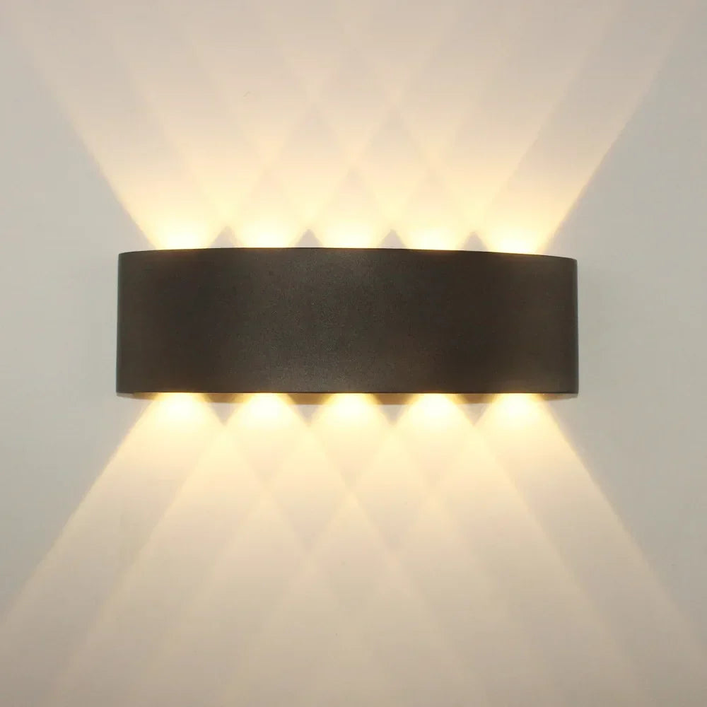 Body Movement Sensor Wall Lamp Waterproof Outdoor LED Wall Switch On Off Lighting Lamps Garden Courtyard Induction Corridor Wall Lamp