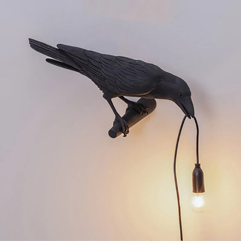 Modern Lucky Bird Table Lamp – Creative Heart Animal Design for Bedroom and Living Room