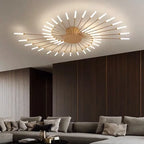 LED Nordic Fireworks Ceiling Chandelier - Modern interior lighting device