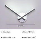 Modern LED Wall Lamp Nightstand Sconces - Interior Lighting Fixture for Living Room, Bedroom, Hotel
