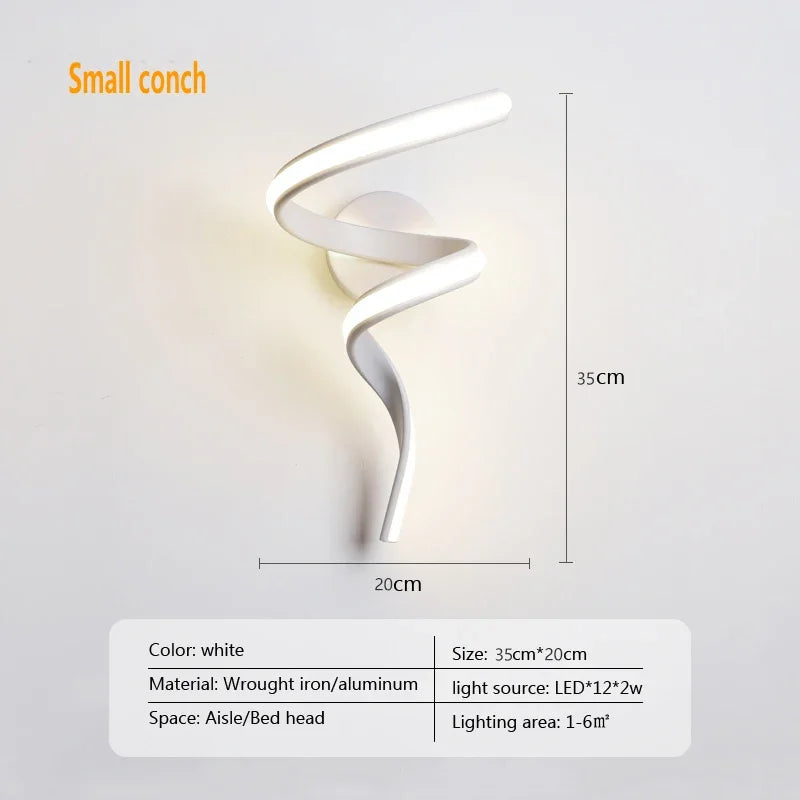 Modern Minimalistic LED Wall Lamp – Up and Down Switch for Bedroom, Living Room, and Bathroom