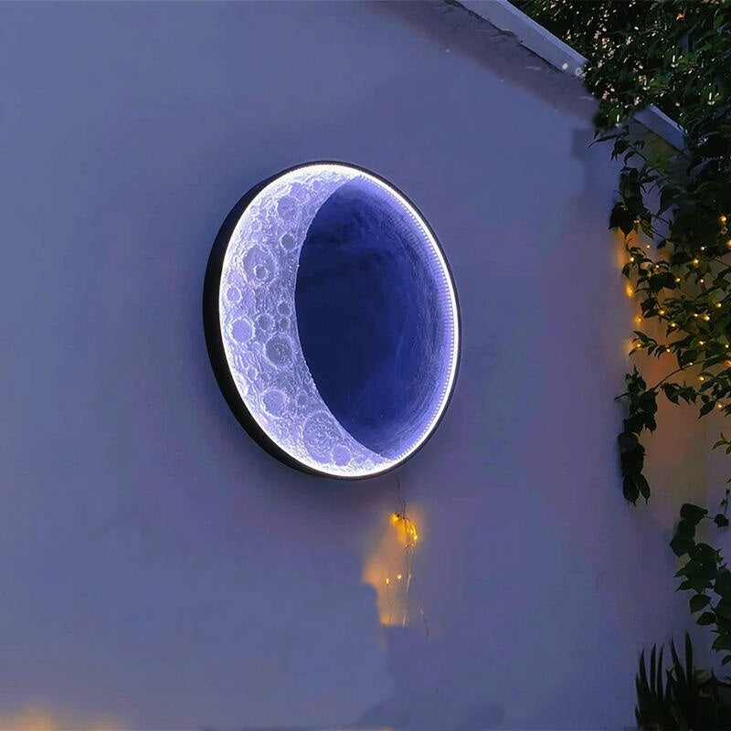 DIY Floating Moon Night Table Lamp