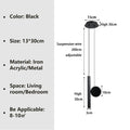 Modern LED pendant lamp - Adjustable cable for bedroom, living room and office