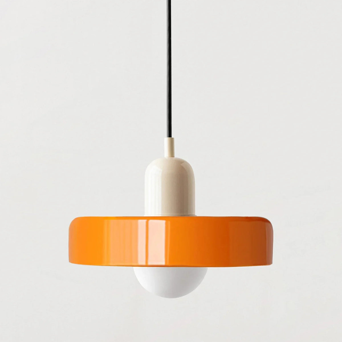 Nordic Glass Pendant Light – Modern LED Hanging Lamp for Living Room, Bedroom, Dining Room and Bar, 3 Candy Colors