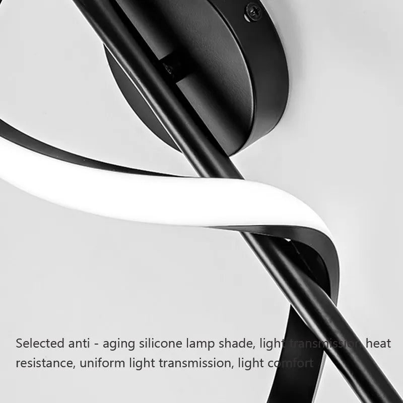 Modern LED wall lamp - Sleek Scandinavian design for bedroom, living room and more