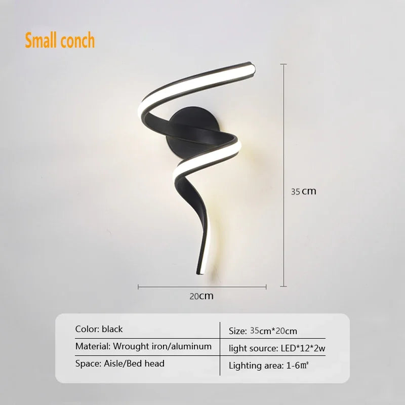 Modern Minimalistic LED Wall Lamp – Up and Down Switch for Bedroom, Living Room, and Bathroom