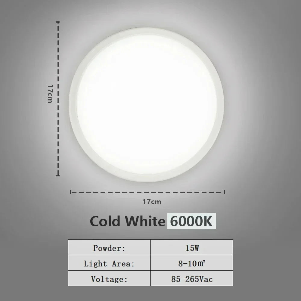 Modern LED Wall Lamp – Adjustable 3-Color Light Source for Bedroom, Living Room, Balcony, and Interior Decoration