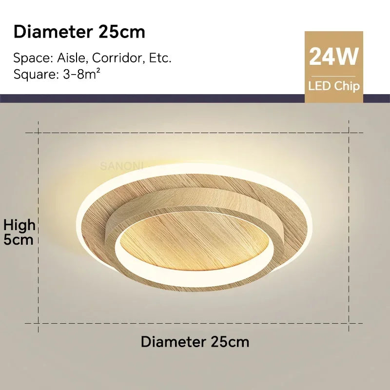 Modern LED Hall Ceiling Lamp Chandelier - Indoor Lighting for Hall, Stairs, Foyer, Balcony, Bedroom, Bathroom