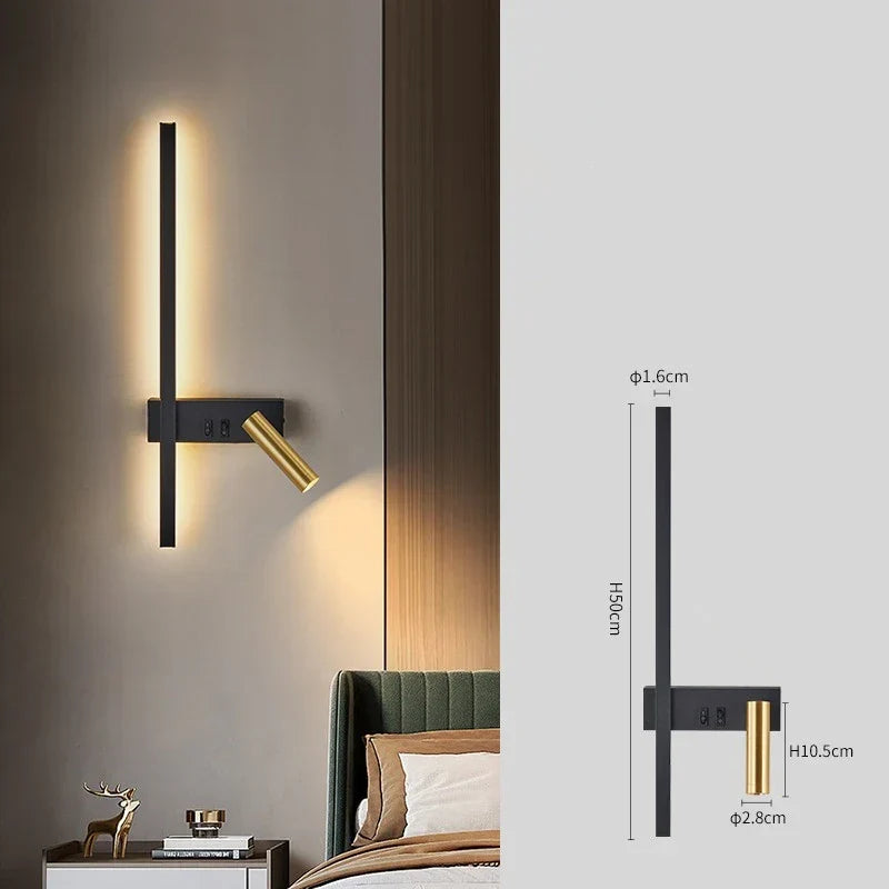 Modern LED Wall Lamp - Nordic Style for Creative Home Decoration
