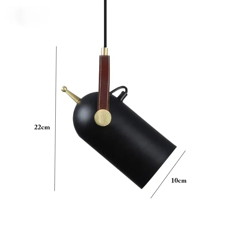 Modern swivel pendant lamp – Adjustable metal pendant lamp for bedroom, living room, dining room or kitchen