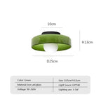 Modern double glass ceiling lamp – G9 lamp wall lamp for living room, bedroom, hallway and balcony
