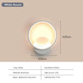Modern LED Wall Lamp - Round Wall Lamp for Bedroom, Living Room, Hall and Office
