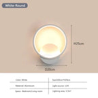 Modern LED Wall Lamp - Round Wall Lamp for Bedroom, Living Room, Hall and Office
