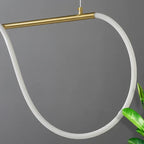 Modern LED pendant light – Stylish ceiling lamp for dining area, kitchen & office, energy-efficient AC power supply, LED bulbs included