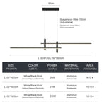 Modern LED Pendant Lamps - Minimalist Lighting for Kitchen Island, Bar and Dining Table