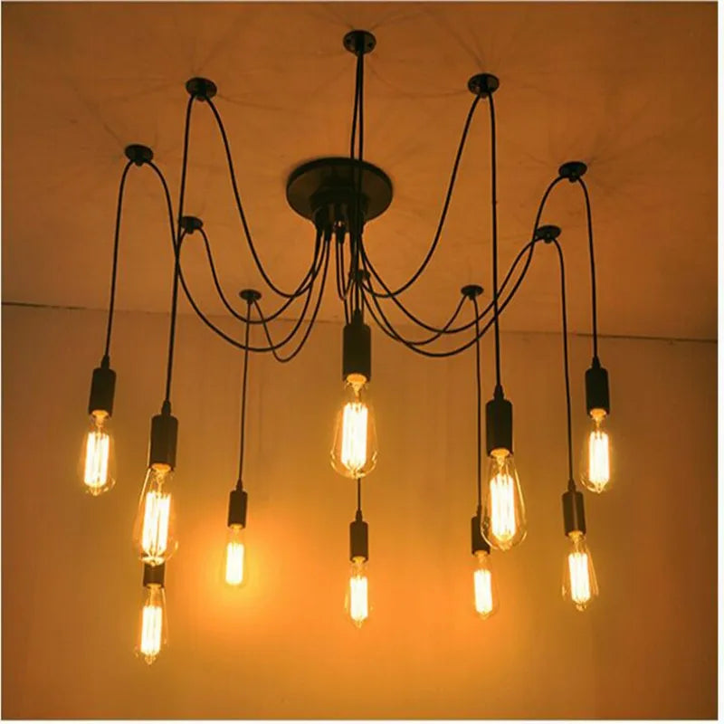 DIY Pendant Lights: Modern Retro-Chandelier for Stylish Home Decoration