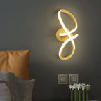 Modern LED ceiling lamp – Minimalist line lamp for hallway, entrance, corridor, staircase and interior decoration – AC powered, LED bulb included
