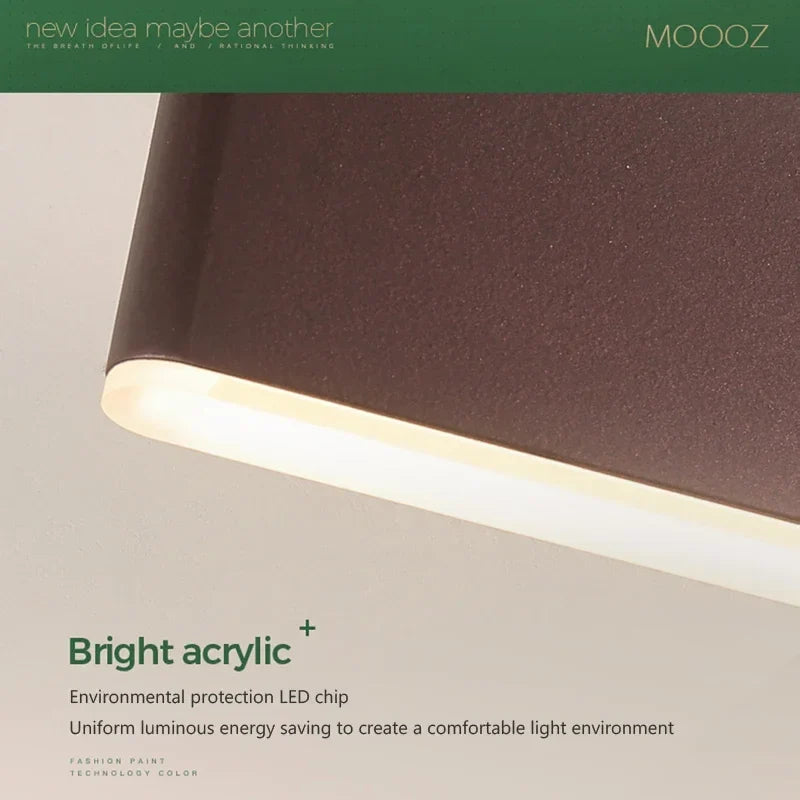 Modern LED Wall Lamp – Adjustable Aluminum Wall Lamp for Living Room, Bedroom, Dining Room and Home Decoration – Indoor Wall Lamp Up and Down