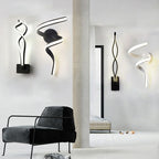 Modern Minimalistic LED Wall Lamp – Up and Down Switch for Bedroom, Living Room, and Bathroom