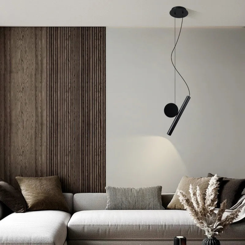 Modern LED pendant lamp - Adjustable cable for bedroom, living room and office