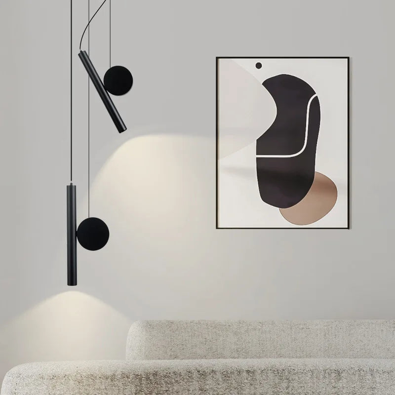 Modern LED pendant lamp - Adjustable cable for bedroom, living room and office