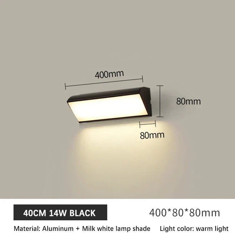 Long stripes-LED-outdoor wall lamps - Waterproof aluminum lamps for porch, garden, hallway