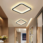 Modern minimalist ceiling lamp – square/round LED eye protection lamp for bedroom, office, living room, and lounge spaces (90-260V)
