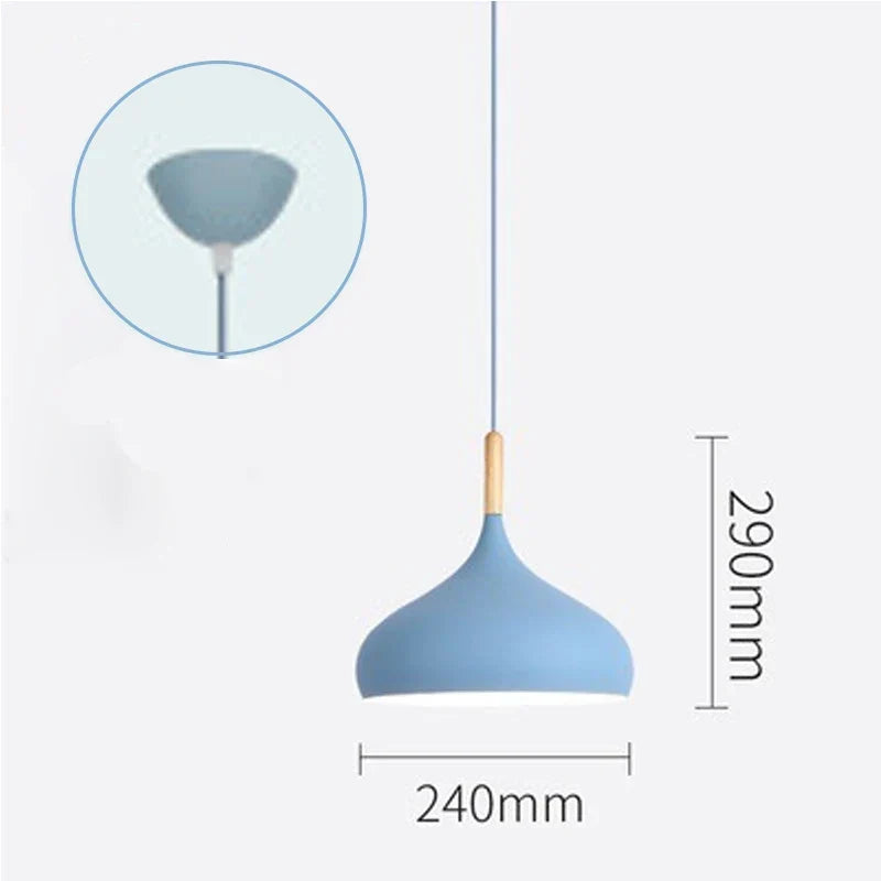 LED Iron Chandelier Pendant - Vintage Pendant Light