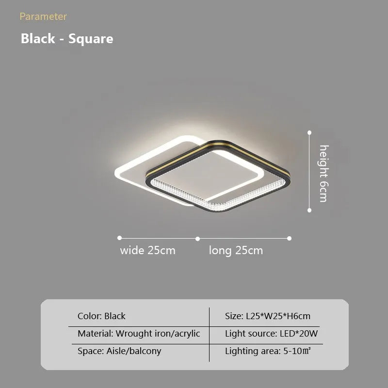 Modern LED ceiling lamp