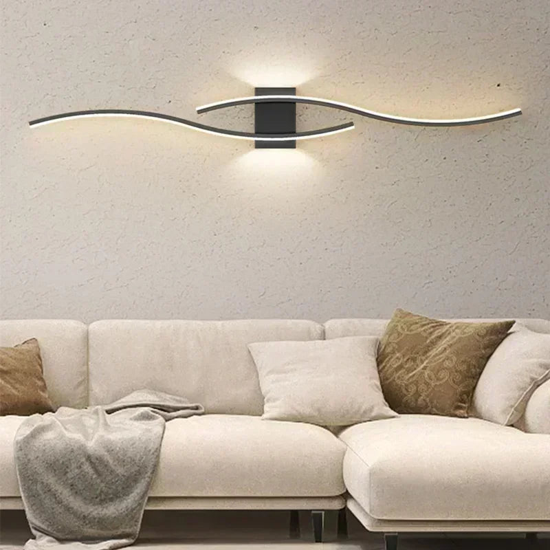 Modern LED Wall Lamp – Dimmable Up and Down Wall Lamp for Bedroom, Living Room and Interiors