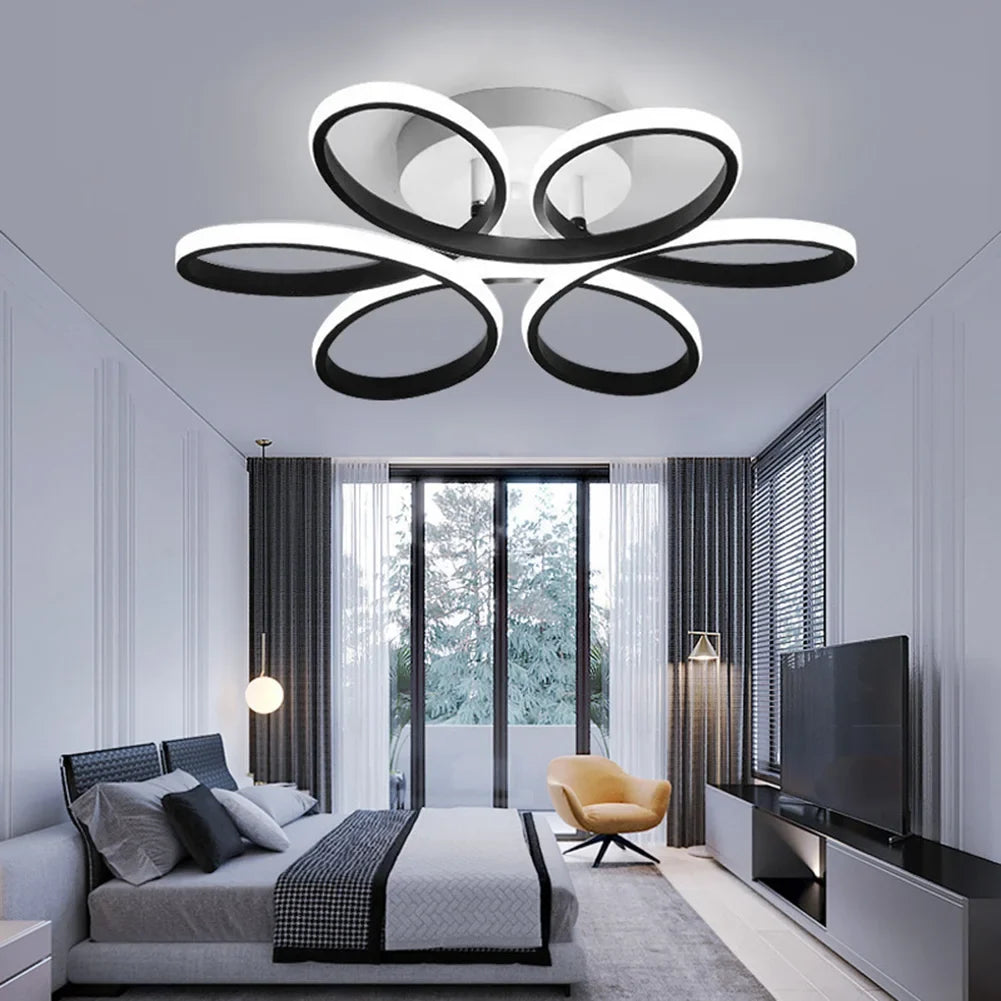 Flush Mount Lamp 12W Living Room Hall Lights Three Colors Modern Style Ceiling Lamp Super Bright Eye Care for Hall Stairs