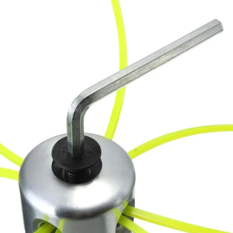 Universal-Thread Head Trimaro X4 | Aluminum Head with 4 Cutting Threads | for Brush Cutters & Lawn Trimmers