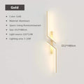 Modern LED Wall Lamp - Minimalist design, up and down light for bedroom, living room, TV sofa and lobby - Dimmable wall mounted lighting