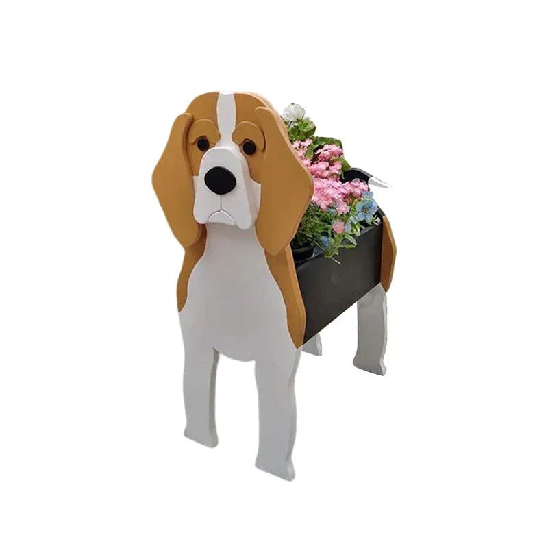 Flower Pot - Pawsome - Dog Plant Container - Various Breeds