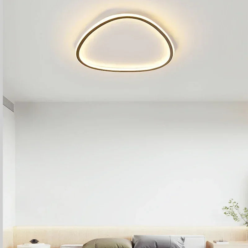 Modern LED ceiling light - Elegant oval shape for versatile indoor lighting