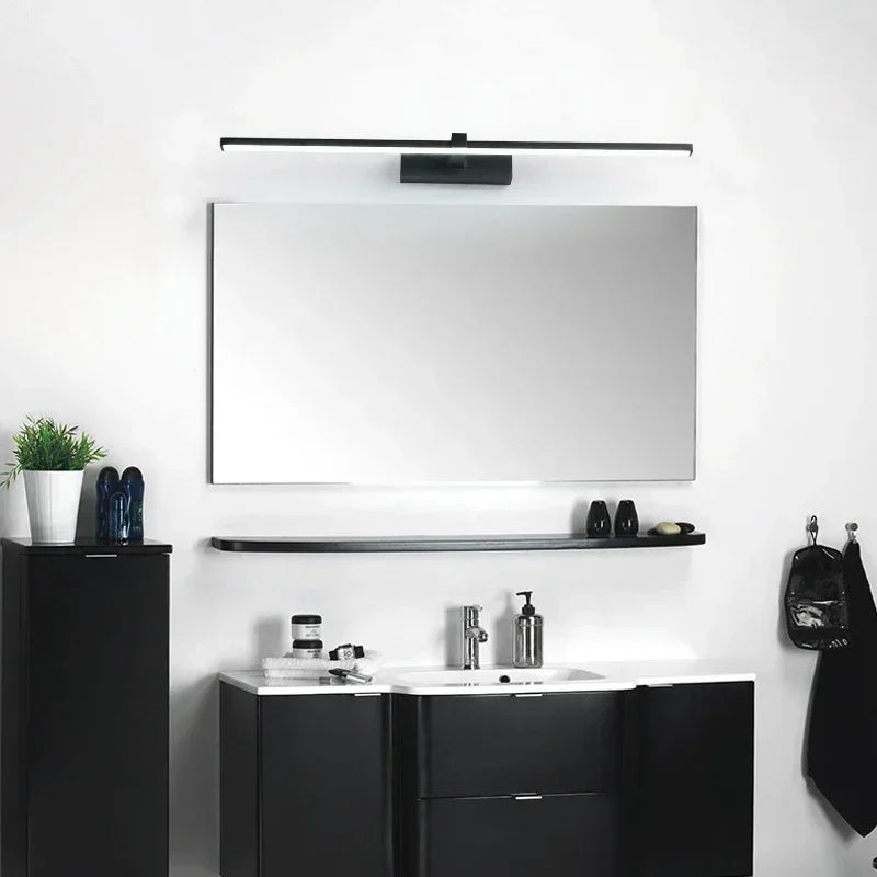 Modern LED Wall Spotlight - Three-Color Bathroom Mirror Lighting with Aluminum Surface for Mirror, Bathroom, and Home Decor