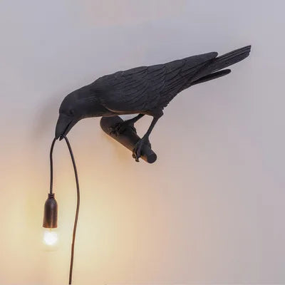 Modern Lucky Bird Table Lamp – Creative Heart Animal Design for Bedroom and Living Room