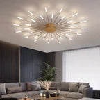 LED Nordic Fireworks Ceiling Chandelier - Modern interior lighting device