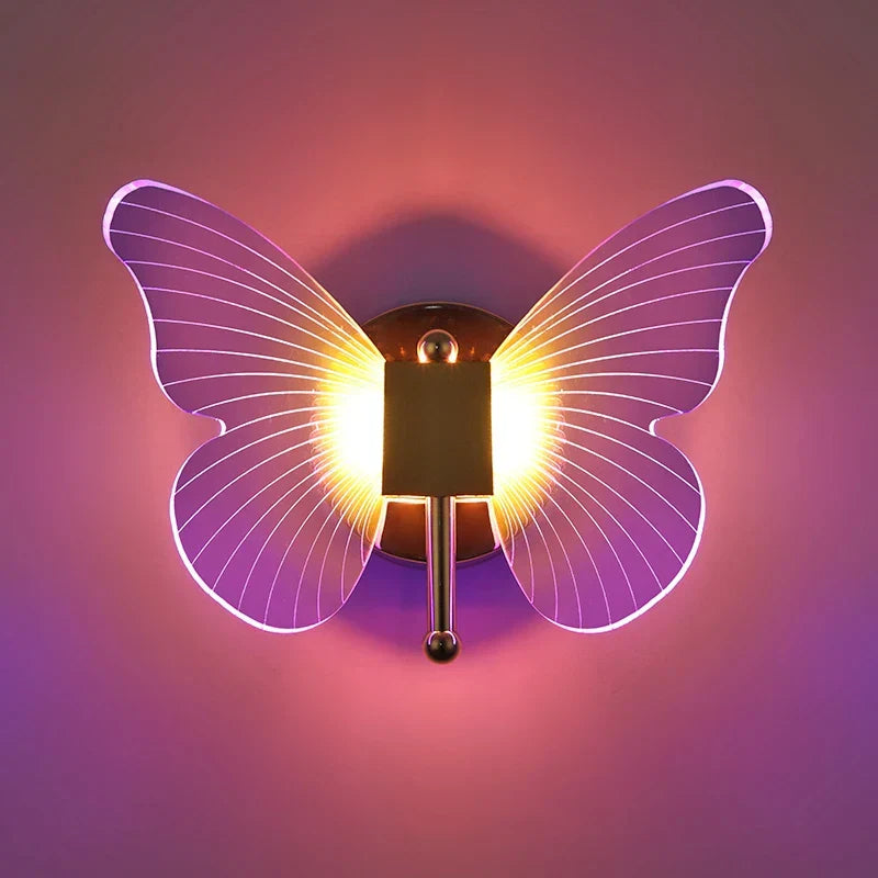 Butterfly LED Wall Lamp: Add colorful elegance to your space