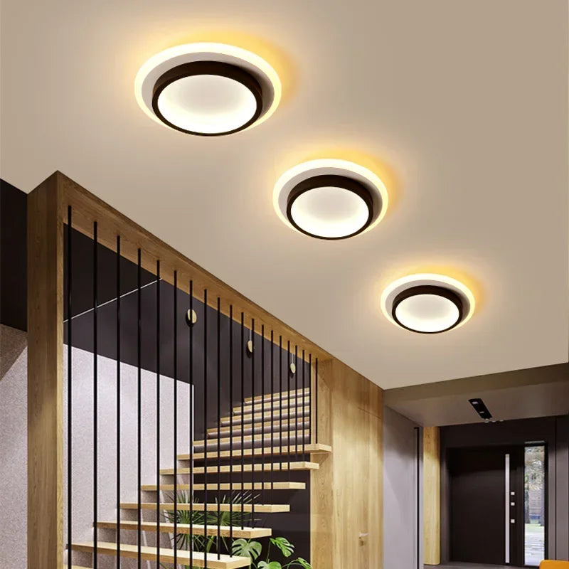 Modern LED Hall Ceiling Lamp Chandelier - Indoor Lighting for Hall, Stairs, Foyer, Balcony, Bedroom, Bathroom