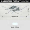 Modern LED ceiling lamp for living room, dining room, bedroom, and balcony