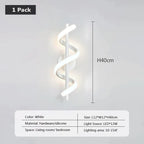 Modern LED wall lamp - Sleek Scandinavian design for bedroom, living room and more