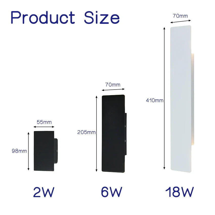Aluminum LED Wall Lamp: Improvement of your indoor and outdoor spaces