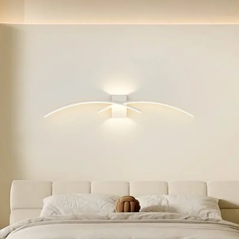 Modern LED Wall Lamp – Dimmable Up and Down Wall Lamp for Bedroom, Living Room and Interiors