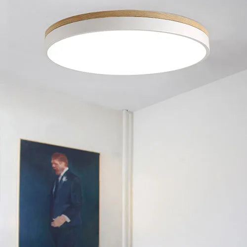 Modern LED Ceiling Lamp – 27W Surface Mount Lamp with warm, cold, and natural light options for living room, bedroom, and kitchen